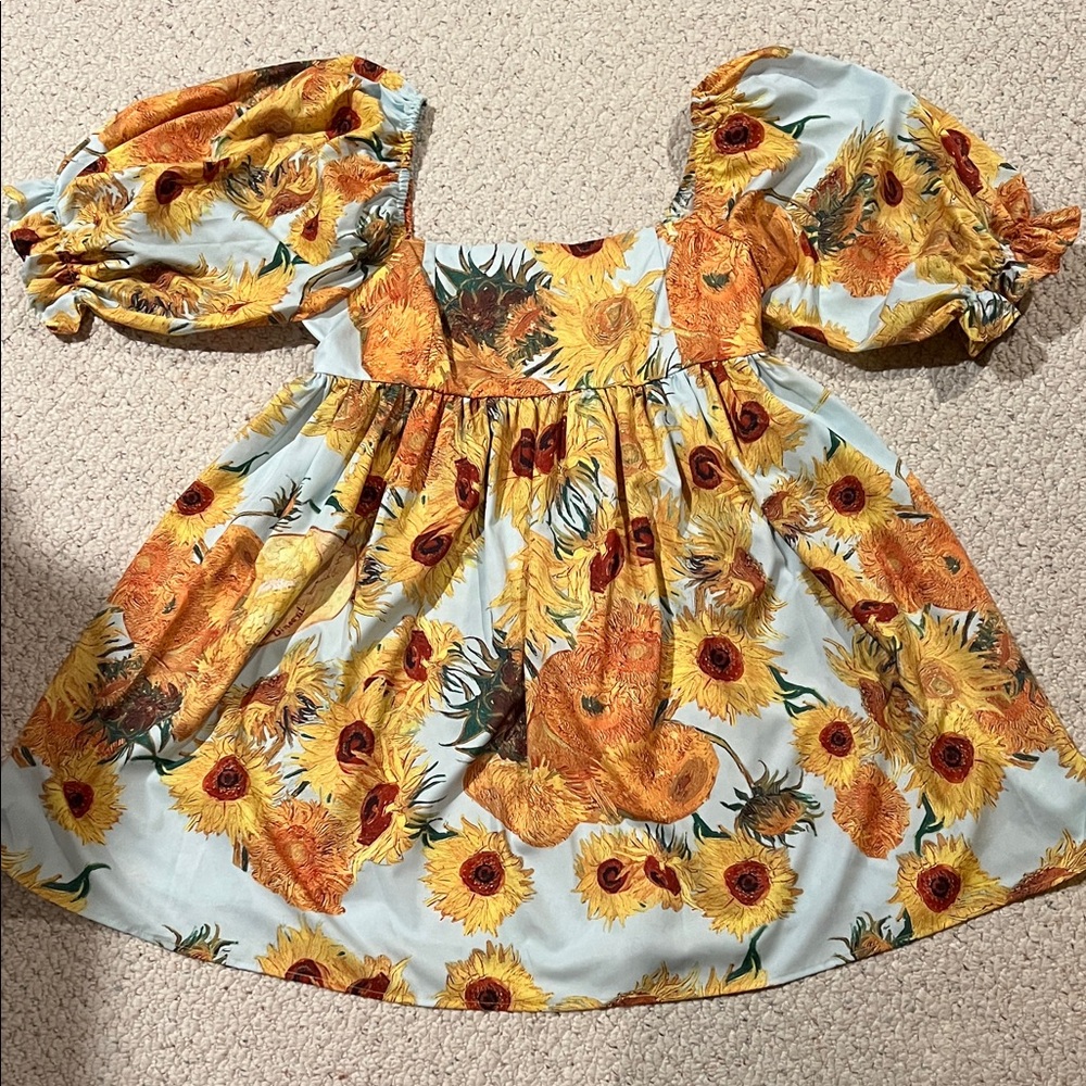 Floral Puff Sleeve Dress